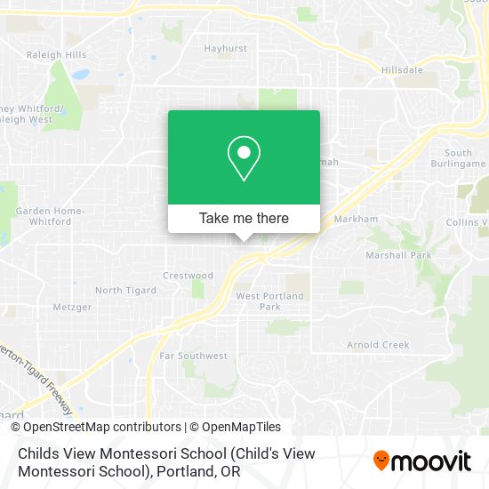 Mapa de Childs View Montessori School (Child's View Montessori School)