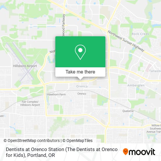 Mapa de Dentists at Orenco Station (The Dentists at Orenco for Kids)