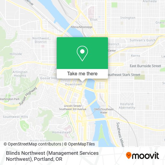 Mapa de Blinds Northwest (Management Services Northwest)