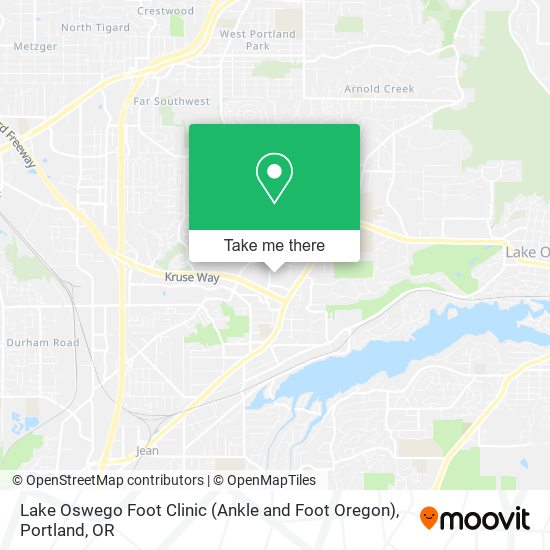 Lake Oswego Foot Clinic (Ankle and Foot Oregon) map