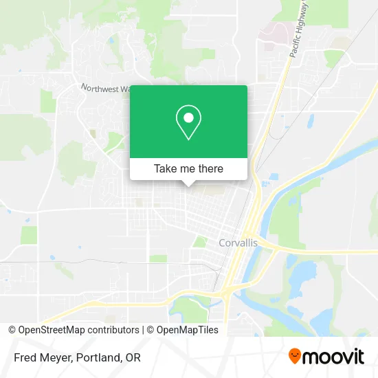 Mapa de Fred Meyer