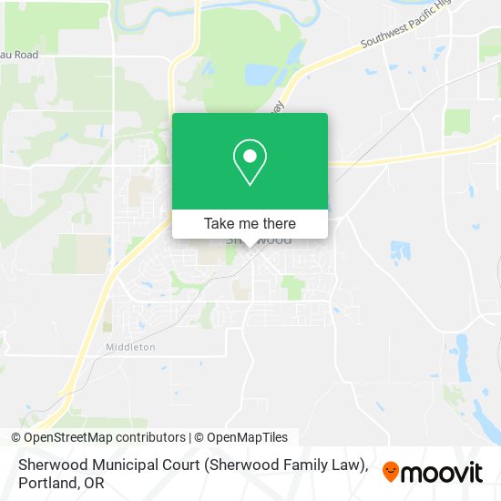 Sherwood Municipal Court (Sherwood Family Law) map