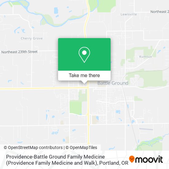 Providence-Battle Ground Family Medicine (Providence Family Medicine and Walk) map