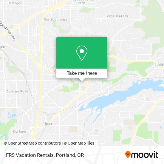 FRS Vacation Rentals map