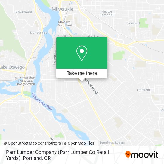 Mapa de Parr Lumber Company (Parr Lumber Co Retail Yards)