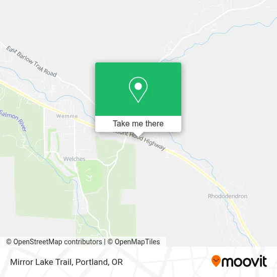 Mirror Lake Trail map