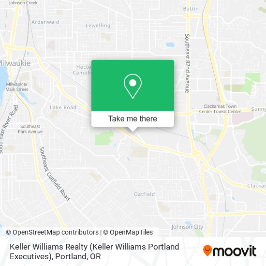 Mapa de Keller Williams Realty (Keller Williams Portland Executives)