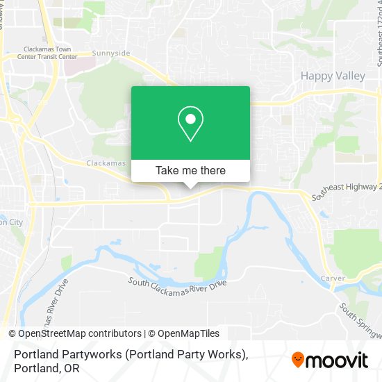 Mapa de Portland Partyworks (Portland Party Works)