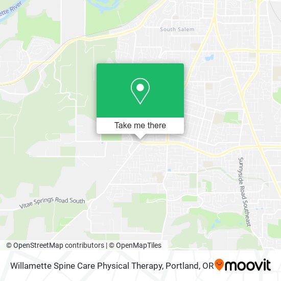 Mapa de Willamette Spine Care Physical Therapy