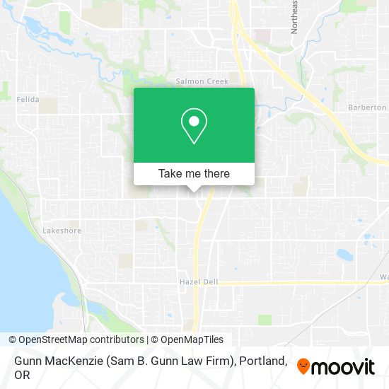 Mapa de Gunn MacKenzie (Sam B. Gunn Law Firm)