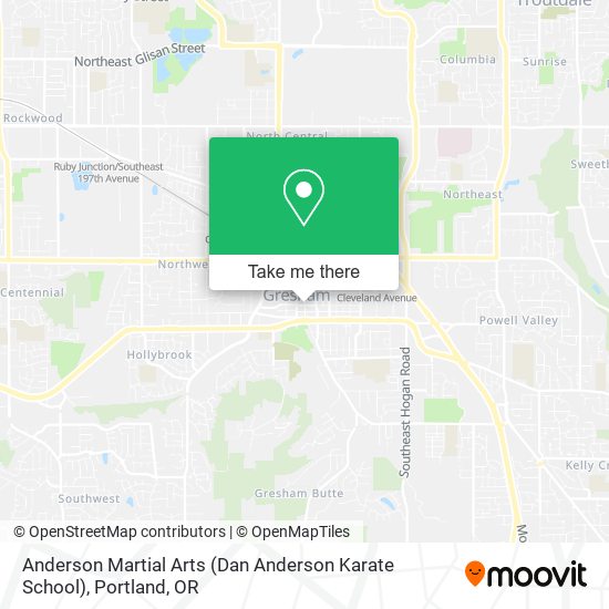 Mapa de Anderson Martial Arts (Dan Anderson Karate School)