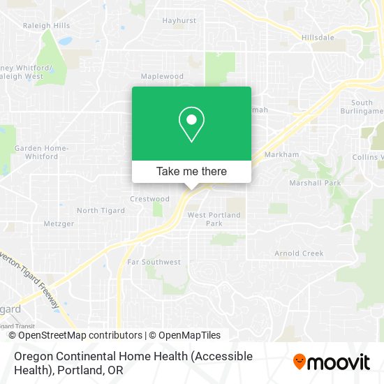 Oregon Continental Home Health (Accessible Health) map