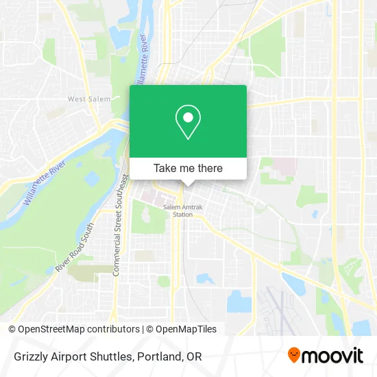 Grizzly Airport Shuttles map