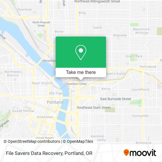 File Savers Data Recovery map