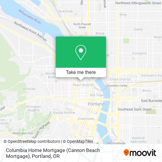 Columbia Home Mortgage (Cannon Beach Mortgage) map