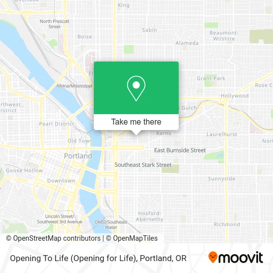 Opening To Life (Opening for Life) map