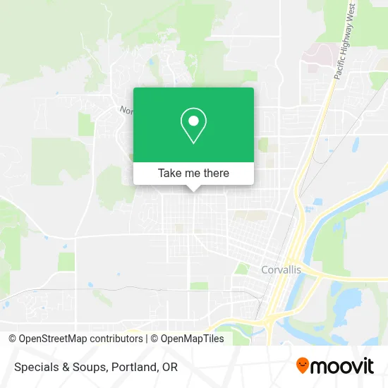 Specials & Soups map