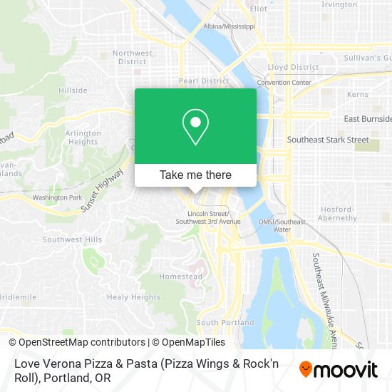Love Verona Pizza & Pasta (Pizza Wings & Rock'n Roll) map