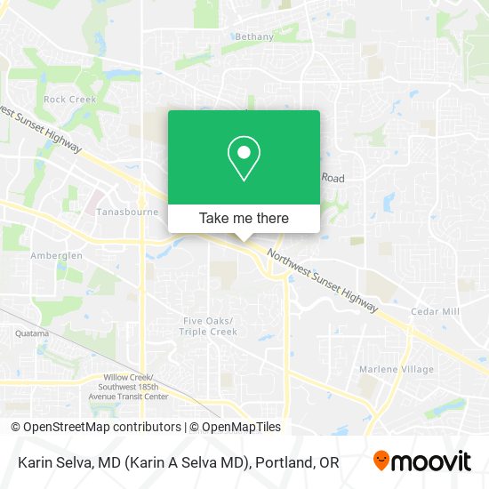 Mapa de Karin Selva, MD (Karin A Selva MD)