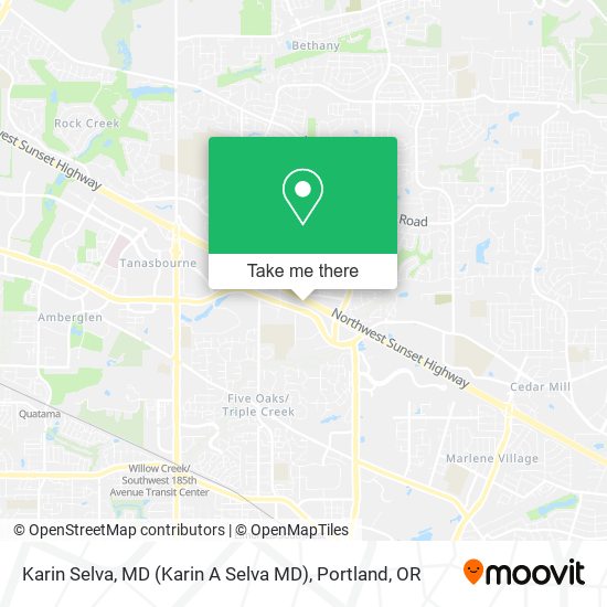 Karin Selva, MD (Karin A Selva MD) map