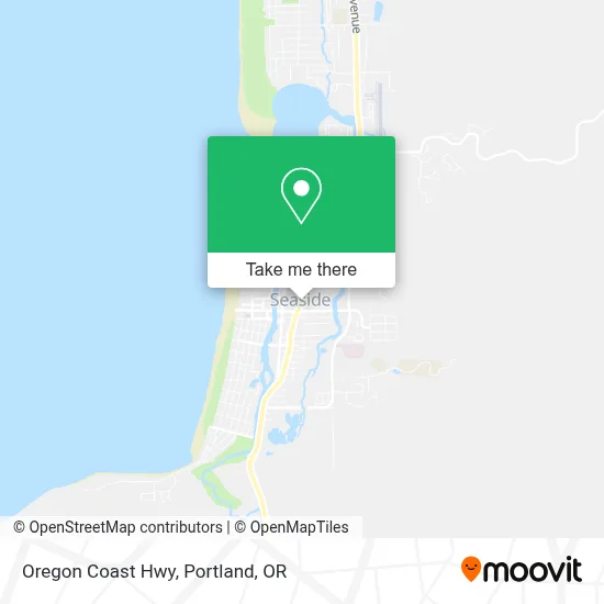 Oregon Coast Hwy map