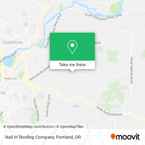 Mapa de Nail It! Roofing Company