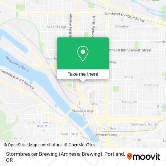 Mapa de Stormbreaker Brewing (Amnesia Brewing)