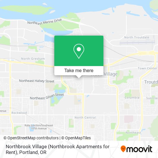 Mapa de Northbrook Village (Northbrook Apartments for Rent)