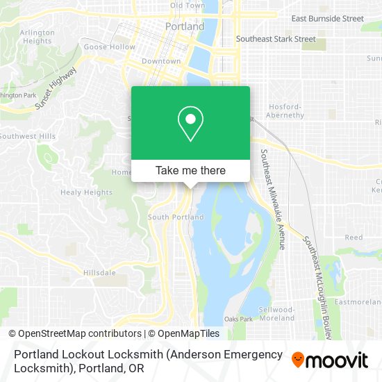 Mapa de Portland Lockout Locksmith (Anderson Emergency Locksmith)