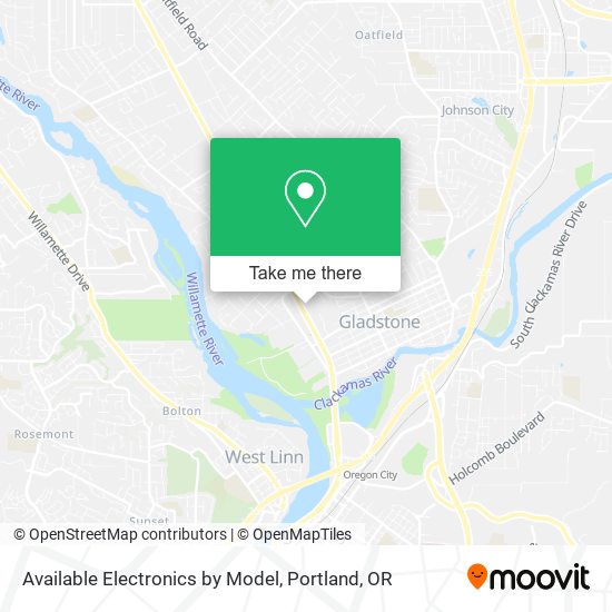 Mapa de Available Electronics by Model