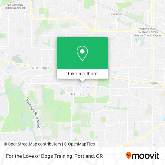 Mapa de For the Love of Dogs Training