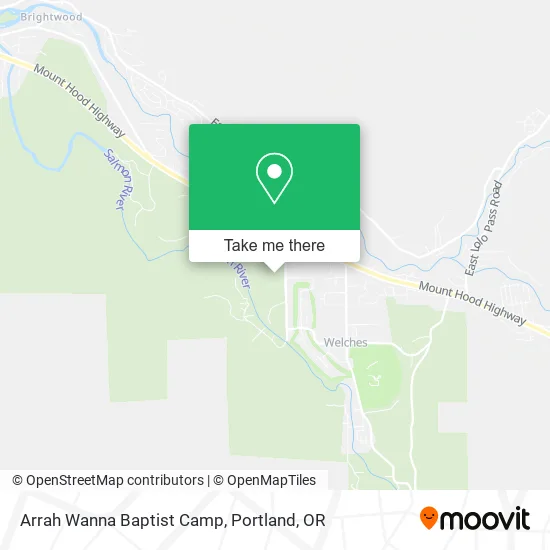 Arrah Wanna Baptist Camp map