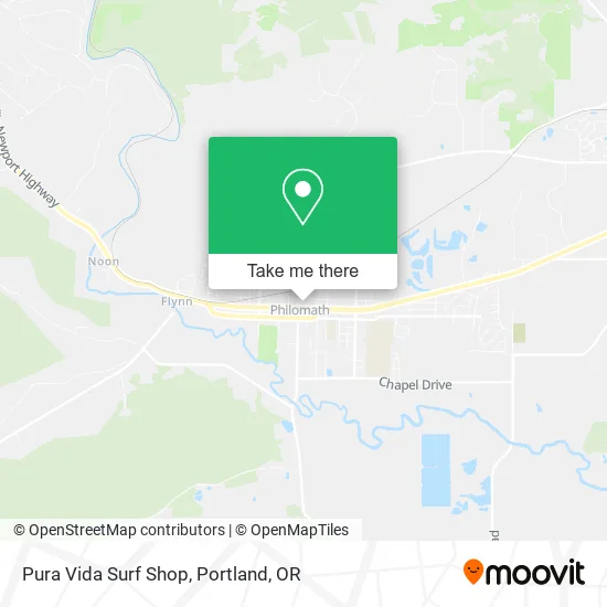 Pura Vida Surf Shop map