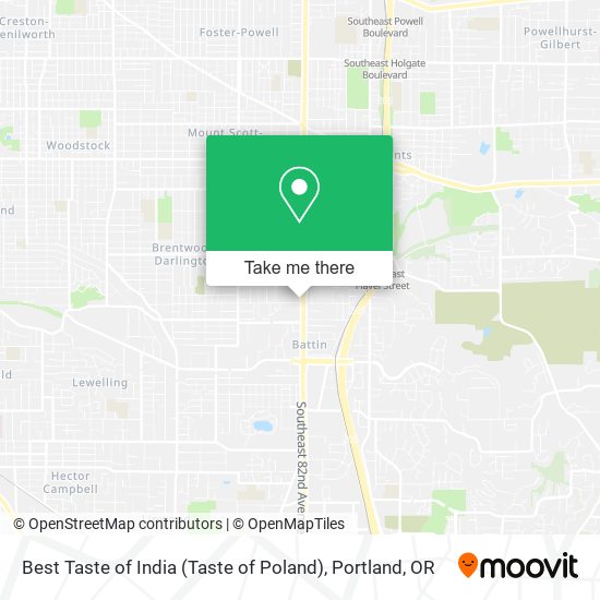 Mapa de Best Taste of India (Taste of Poland)