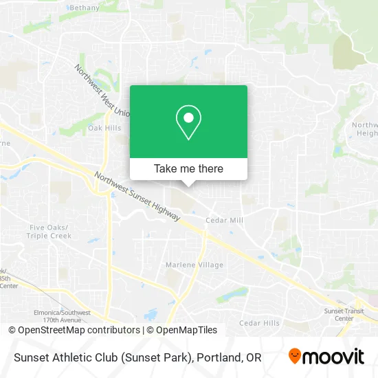 Sunset Athletic Club (Sunset Park) map