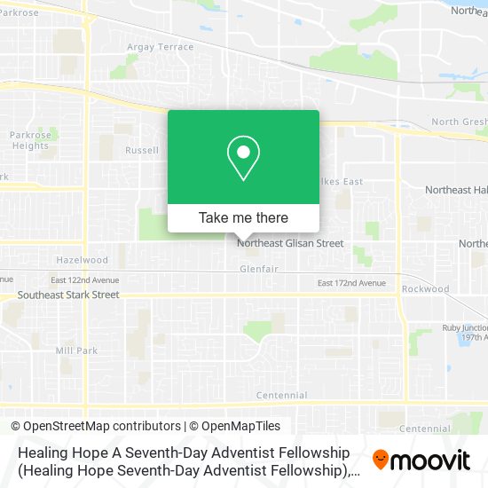 Healing Hope A Seventh-Day Adventist Fellowship map