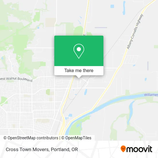 Mapa de Cross Town Movers