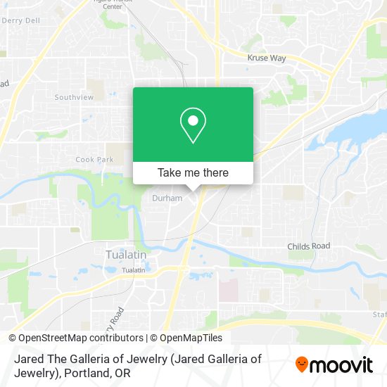 Jared The Galleria of Jewelry map
