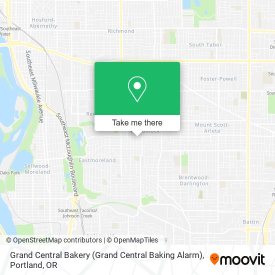 Mapa de Grand Central Bakery (Grand Central Baking Alarm)