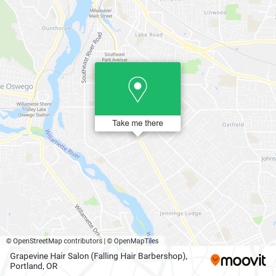 Grapevine Hair Salon (Falling Hair Barbershop) map