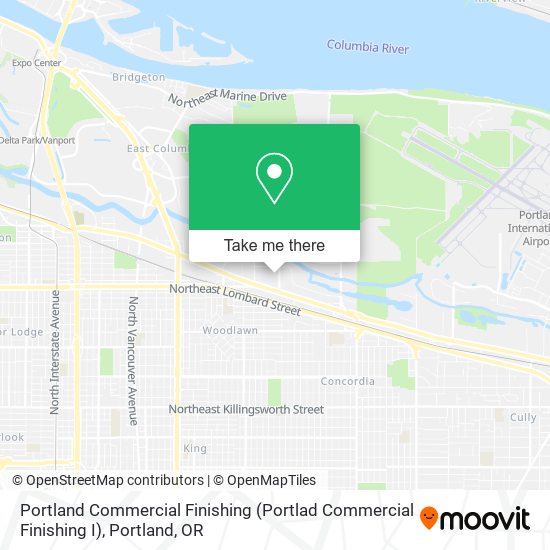 Mapa de Portland Commercial Finishing (Portlad Commercial Finishing I)