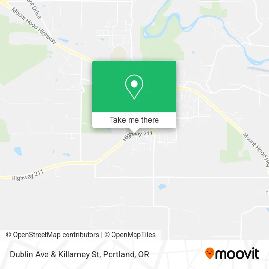 Dublin Ave & Killarney St map