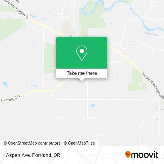 Aspen Ave map