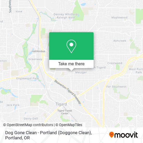 Mapa de Dog Gone Clean - Portland (Doggone Clean)