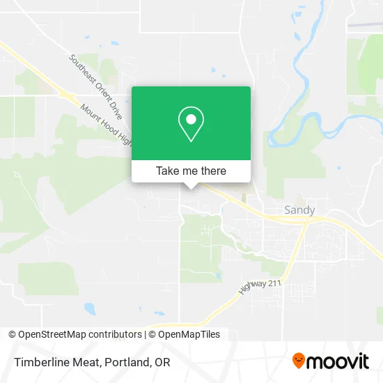 Timberline Meat map