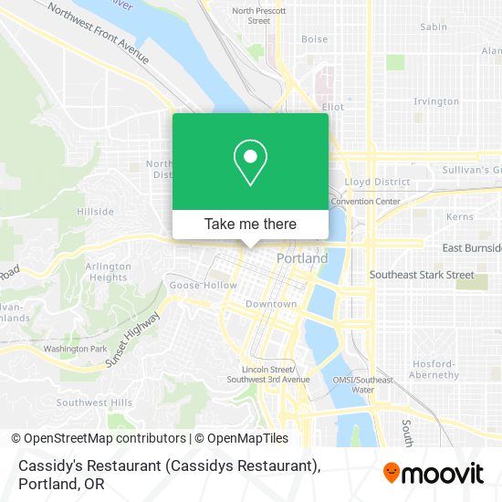 Mapa de Cassidy's Restaurant (Cassidys Restaurant)