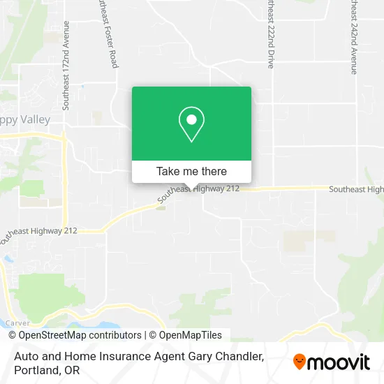 Mapa de Auto and Home Insurance Agent Gary Chandler