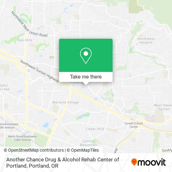 Another Chance Drug & Alcohol Rehab Center of Portland map