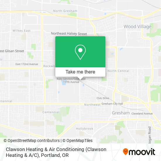 Mapa de Clawson Heating & Air Conditioning (Clawson Heating & A / C)