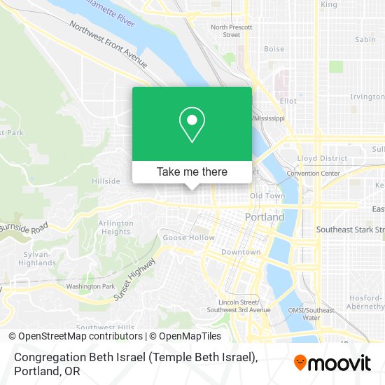 Congregation Beth Israel (Temple Beth Israel) map